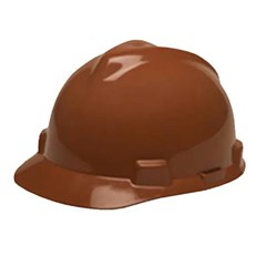 CAPACETE MSA COM JUGULA CA-498 MARROM