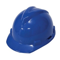 CAPACETE MSA COM JUGULAR CA-498 AZUL MARINHO
