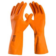 LUVA LATEX MAX ORANGE CA11286 M