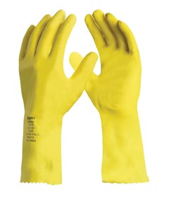 LUVA LATEX SILVERGRIP AMARELA TAMANHO G