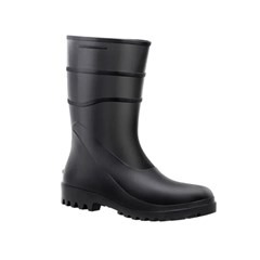 BOTA PVC PRETA CANO MEDIO SEM FORRO Nº 42 CA 37456