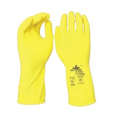 LUVA LATEX P AMARELA MCR CA45994