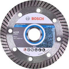 DISCO DE CORTE DIAMANTADO TURBO 110X20MM GRANITO