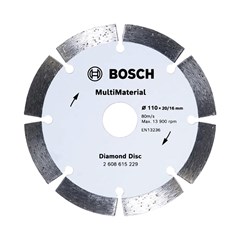 DISCO DIAMANTADO 110X20MM TURBO UNIVERSAL