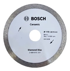 DISCO DIAMANTADO 110X20MM CERAMIICA LISO