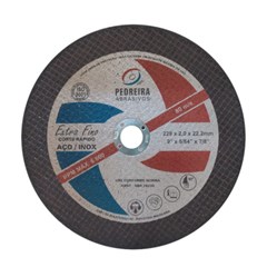 DISCO DE CORTE 9X1/8X7/8 2T PEDREIRA