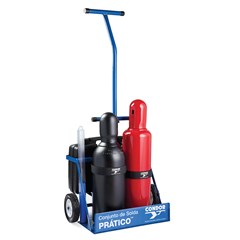 CONJUNTO PRATICO DE SOLDA E CORTE OXIGENIO/ACETILENO