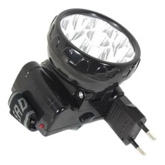 LANTERNA P/CABECA RECARREG 9 LEDS