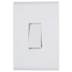 CONJUNTO 4X2 COM 1 INTERRUPTOR BIPOLAR LIZ 10 A 250 V BRANCO TRAMONTINA