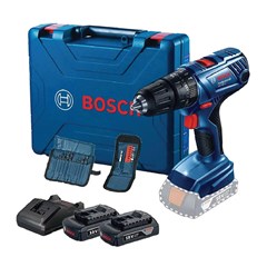 PARAFUSADEIRA FURADEIRA DE IMPACTO  1/2 POL. 18V COM 2 BATERIAS LI-ION 2,0AH