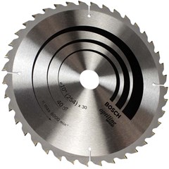 BOSCH DISCO SERRA CIRCULAR OPTILINE WOOD 254X30MM 40D