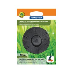 CARRETEL DE PLASTICO COM 2 FIOS DE NYLON 10MTS