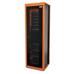 ARMARIO PARA FERRAMENTAS 1 PORTA COM 29 CAIXAS PLASTICAS BIN E VISOR TRAMONTINA