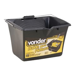 BALDE CACAMBA PARA PINTURA 15LT PRETO