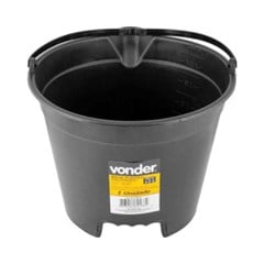BALDE DE PLASTICO PARA CONCRETO 12LT COM BICO VONDER