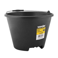 BALDE DE PLASTICO PARA CONCRETO 12LT VONDER