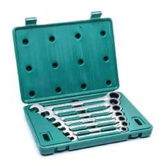JOGO CHAVE COMBINADA CATRACA CAB.FLEX 5PC/MM ST09082SJ APEX
