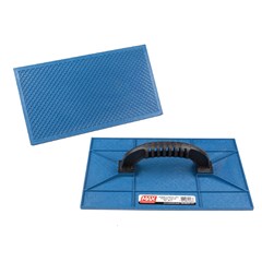 DESEMPENADEIRA PLASTICA 15X26CM ESTRIADA AZUL