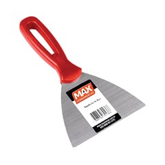 ESPATULA DE ACO INOX CABO PLASTICO 4CM