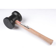 MARTELO DE BORRACHA PRETO 80MM