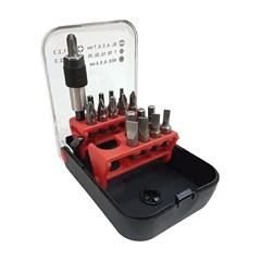 JOGO DE BITS 18 PECAS COM SOQUETE MAGNETICO MTX