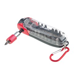 JOGO DE BITS COM ADAPTADOR MAGNETICO 18 PECAS
