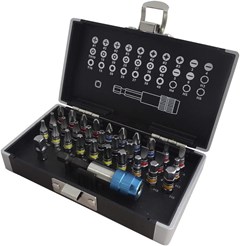 KIT BITS 32 PECAS COM ADAPTADOR MAGNETICO GROSS