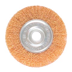 ESCOVA CIRCULAR DE ACO ONDULADA 4POL. E FURO 22MM