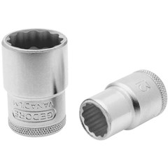 SOQUETE ESTRIADO 1/2-12MM D19 GEDORE