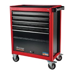 CARRO PARA FERRAMENTAS COM 5 GAVETA VERMELHO