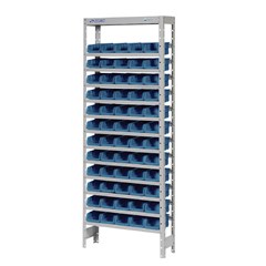 ESTANTE METALICA COM 60 GAVETAS N° 3 AZUL