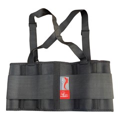 CINTA ERGONOMICA STEELFLEX PRETA COM SUSPENSORIO ERCE9010 XG