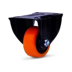 RODIZIO FIXO COM PLACA 312 PP PRETA 7139 COLSON