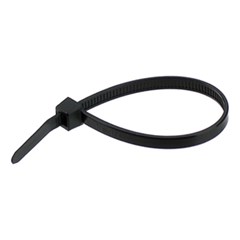 ABRACADEIRAS 100X2,5MM PRETA PACOTE COM 100 UNIDADES