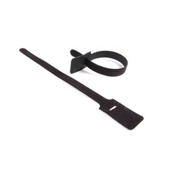 ABRACADEIRA VELCRO 203,2C12,7MM PRETA PACOTE COM 10 UNIDADES