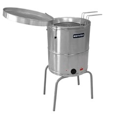 FRITADEIRA INDUSTRIAL ELETRICA 20L CESTO DUPLO