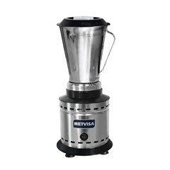 LIQUIDIFICADOR ALTA ROTACAO 1,5 LITROS METVISA EM INOX 5 VELOCIDADE 800W 18.000 RPM
