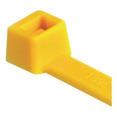 ABRACADEIRAS 150X3,6MM AMARELA PACOTE COM 100 UNIDADES