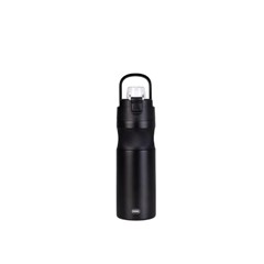 GARRAFA TERMICA DUO 650ML PRETA MOR