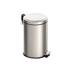 LIXEIRA C/PEDAL BRASIL 12L INOX