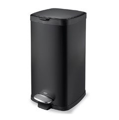 LIXEIRA COM PEDAL,BALDE FRAME 20L PRETA