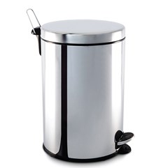 LIXEIRA COM PEDAL,BALDE 20L INOX