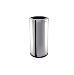 LIXEIRA INOX COM ARO 35X70CM