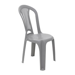CADEIRA PLAST CINZA S/BRACO ATLANTI