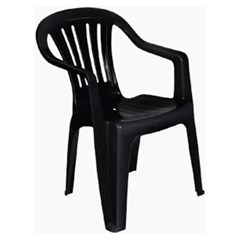 POLTRONA PLASTICA PRETA 92210009 TRAMONTINA