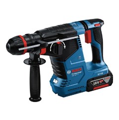 MARTELETE A BATERIA 18V  ROTATIVO E ROMPEDOR  COM 2 BATERIAS CARREGADOR E MALETA