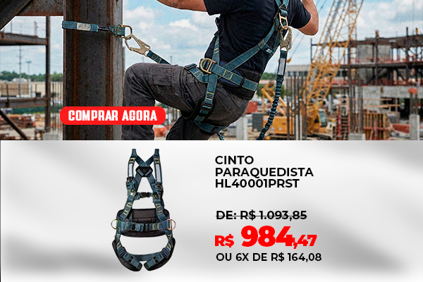 OUTLET VITRINE 4 - CINTO PARAQUEDISTA